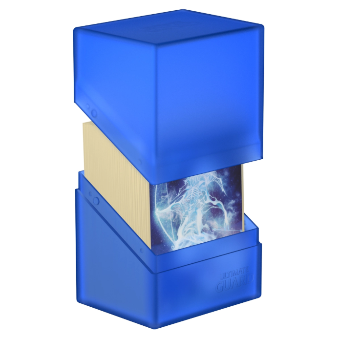 Ultimate Guard Boulder Deck Case 80+ Standard Size Sapphire Deck Box