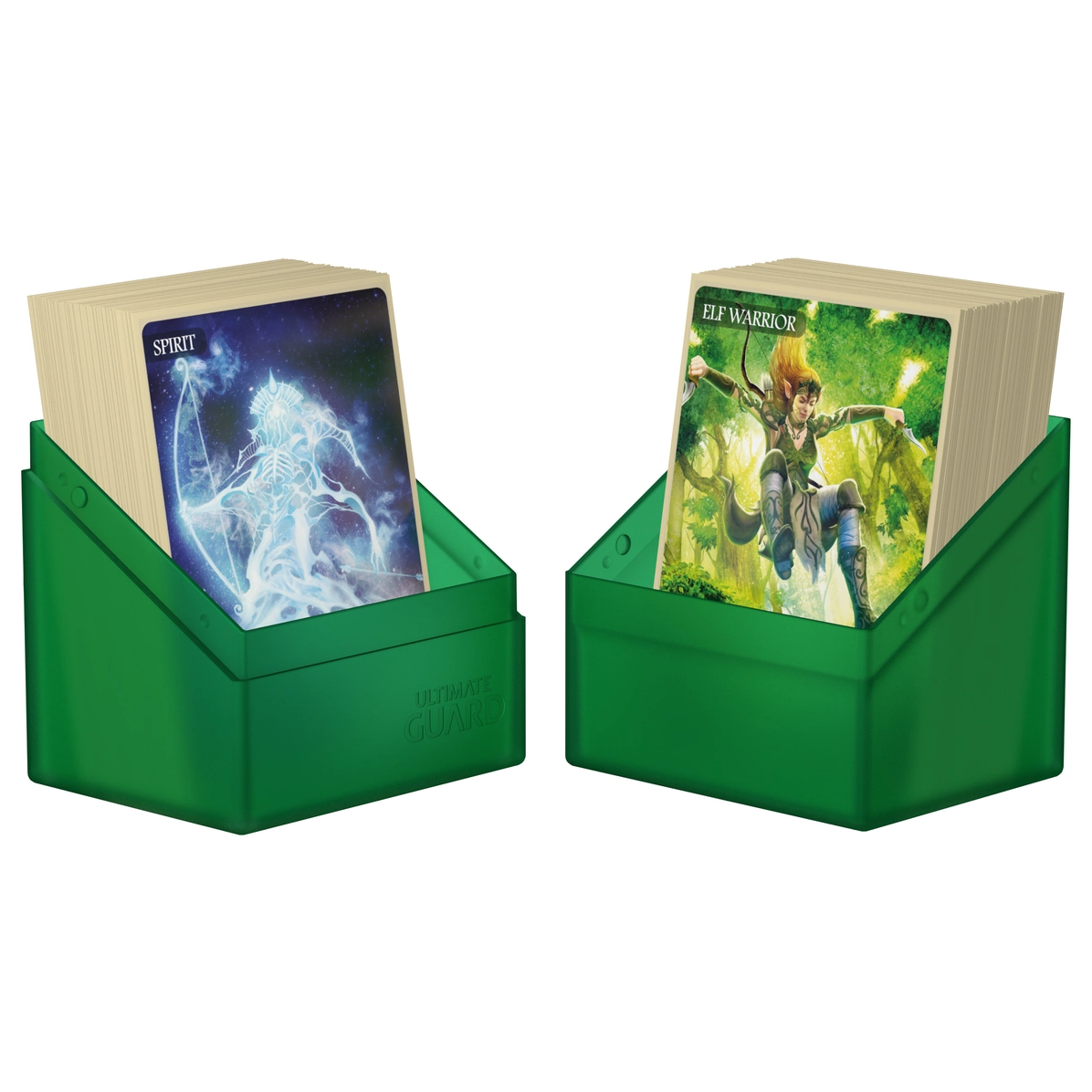 Ultimate Guard Boulder Deck Case 80+ Standard Size Emerald Deck Box