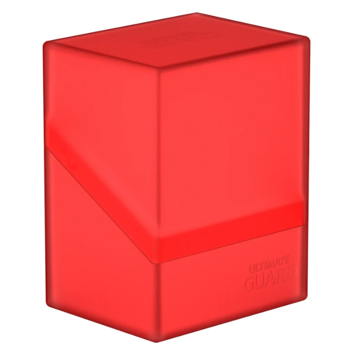 Ultimate Guard Boulder Deck Case 80+ Standard Size Ruby Deck Box