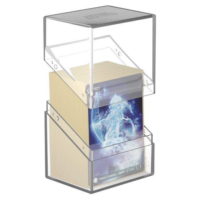 Ultimate Guard Boulder Deck Case 80+ Standard Size Clear Deck Box