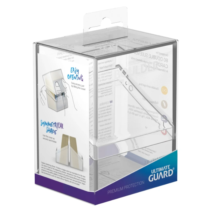 Ultimate Guard Boulder Deck Case 80+ Standard Size Clear Deck Box