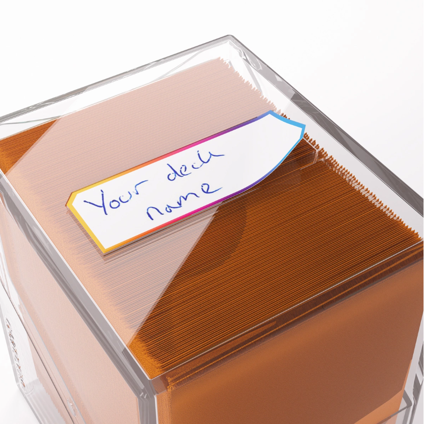 GameGenic Bastion Deck Case 100+ XL Standard Size Clear Deck Box