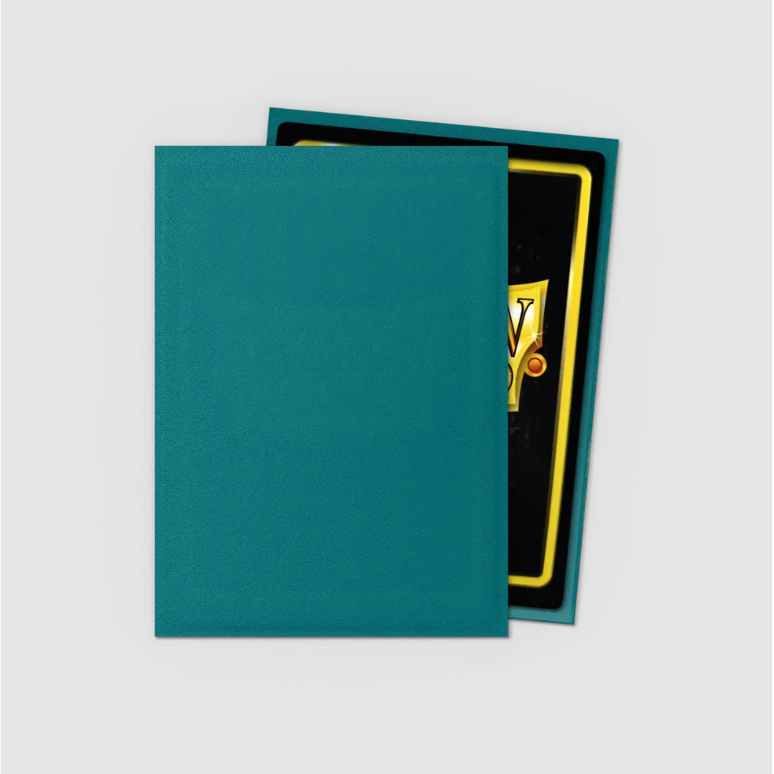 Dragon Shield - Standard 'Petrol' Matte Sleeves 100 pack - PokeBox USA