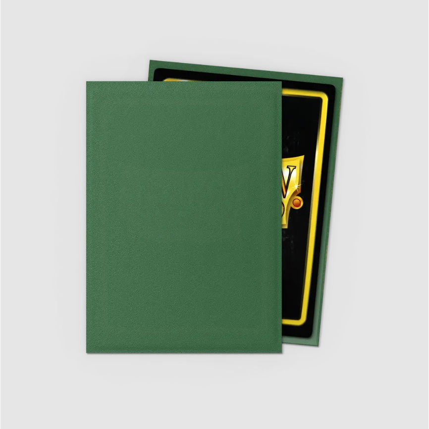 Dragon Shield - Standard 'Forest Green' Matte Sleeves 100 pack - PokeBox USA