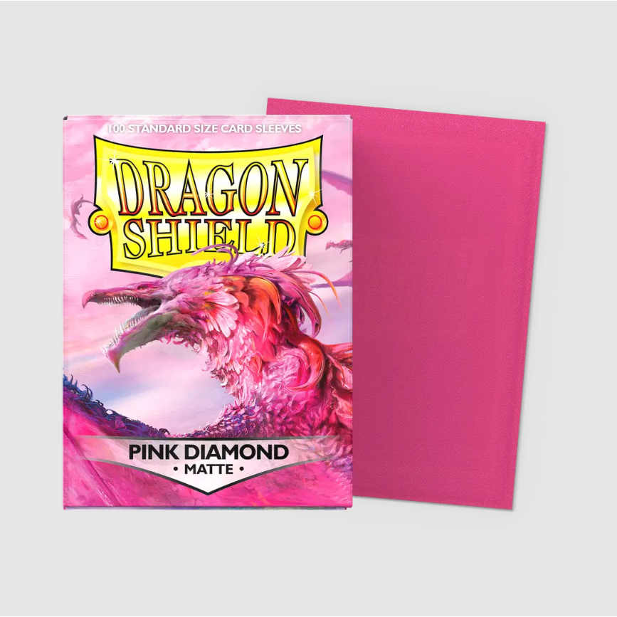 Dragon Shield - Standard 'Pink Diamond' Matte Sleeves 100 pack - PokeBox USA