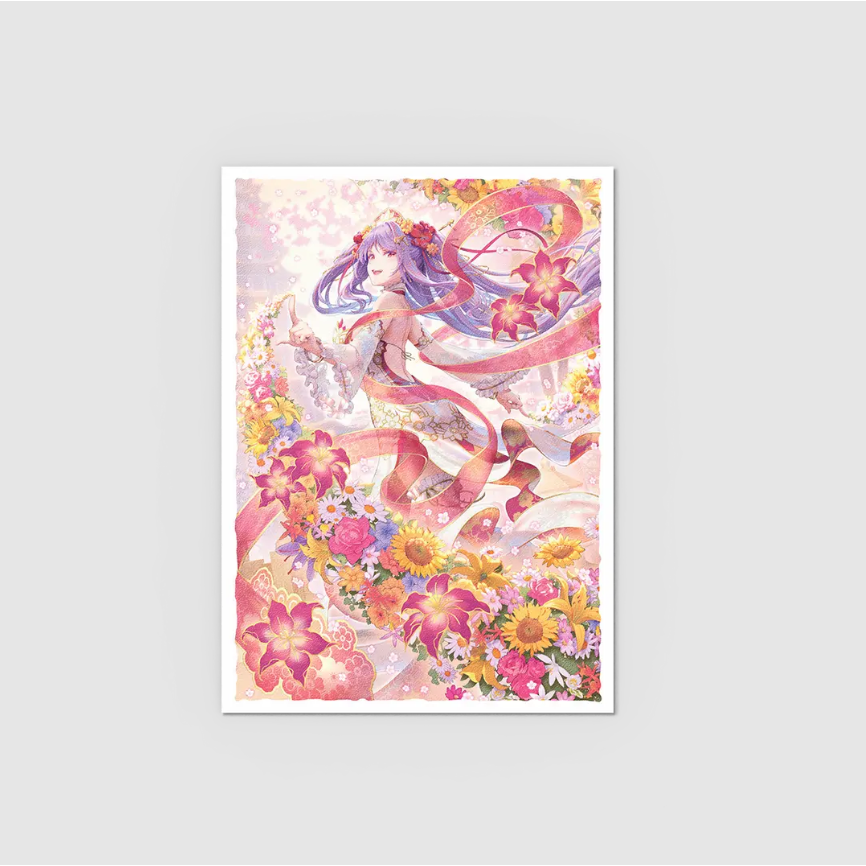 Dragon Shield - Grand Archive - 'Diao Chan, Idyll Corsage' Matte Textured Back Art Sleeves (BOX OF 100) - PokeBox USA