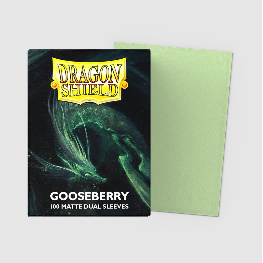 Dragon Shield - Standard 'Gooseberry' DUAL Matte Sleeves 100 pack - PokeBox USA