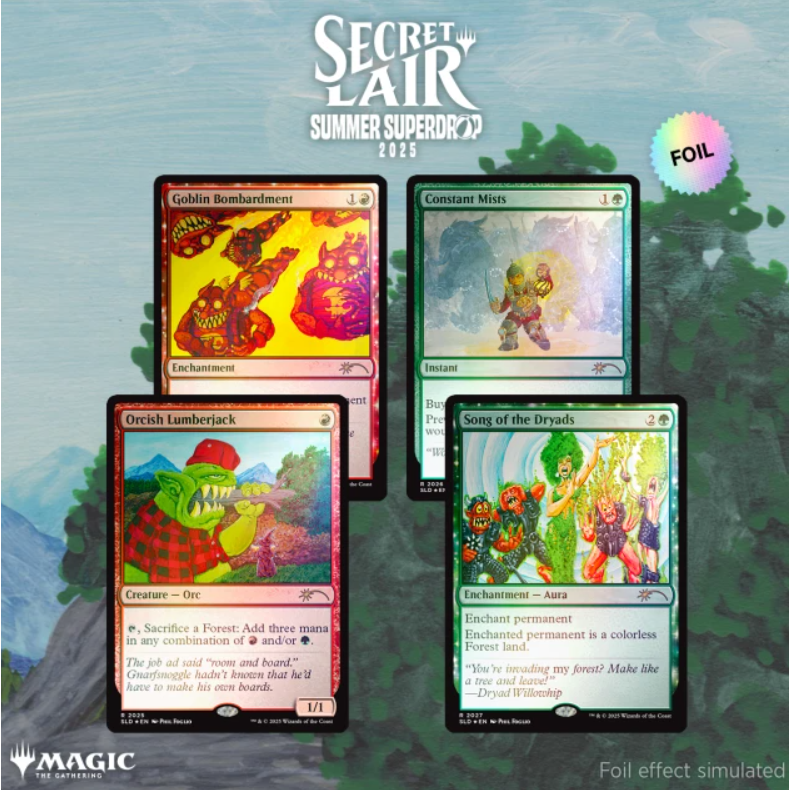 Magic The Gathering | Secret Lair Artist Series: Phil Foglio | Rainbow Foil - PokeBox USA