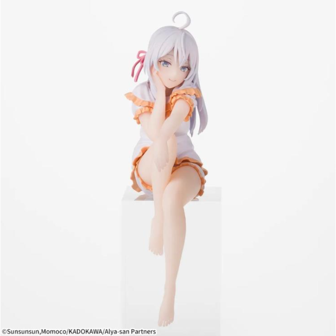 Sega: Alya Sometimes Hides Her Feelings in Russian Alya (Pajamas Ver.) Premium Perching Figure - PokeBox USA