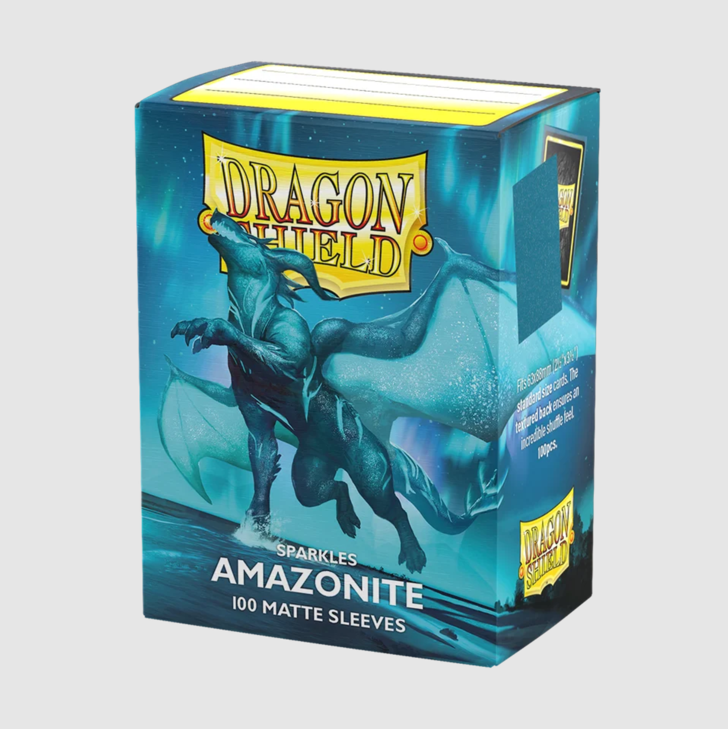 Dragon Shield - Standard Sparkles 'Amazonite' Matte Sleeves 100 pack