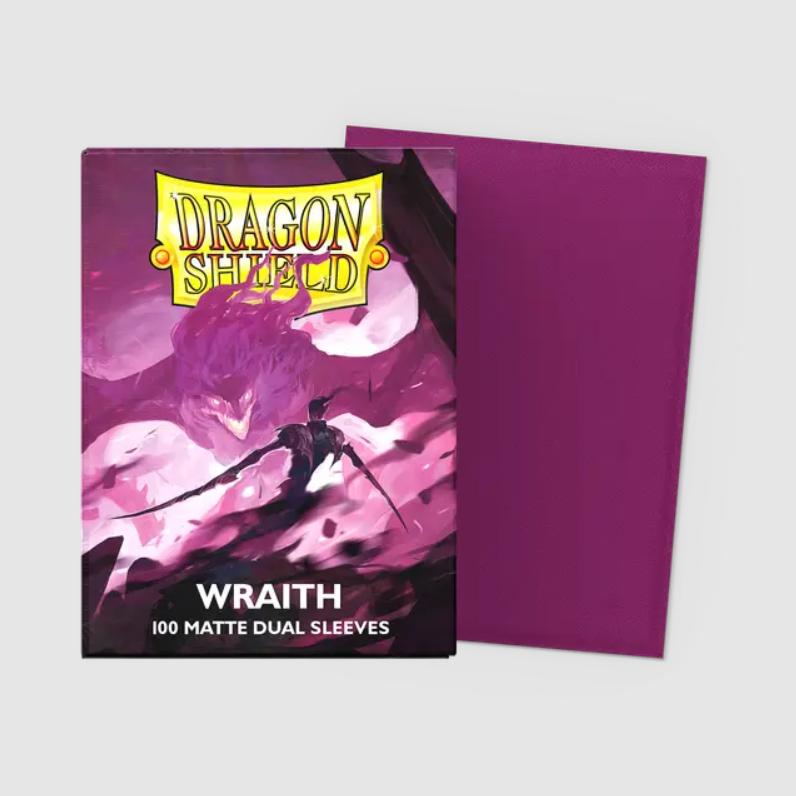 Dragon Shield - Standard 'Wraith' DUAL Matte Sleeves 100 pack - PokeBox USA