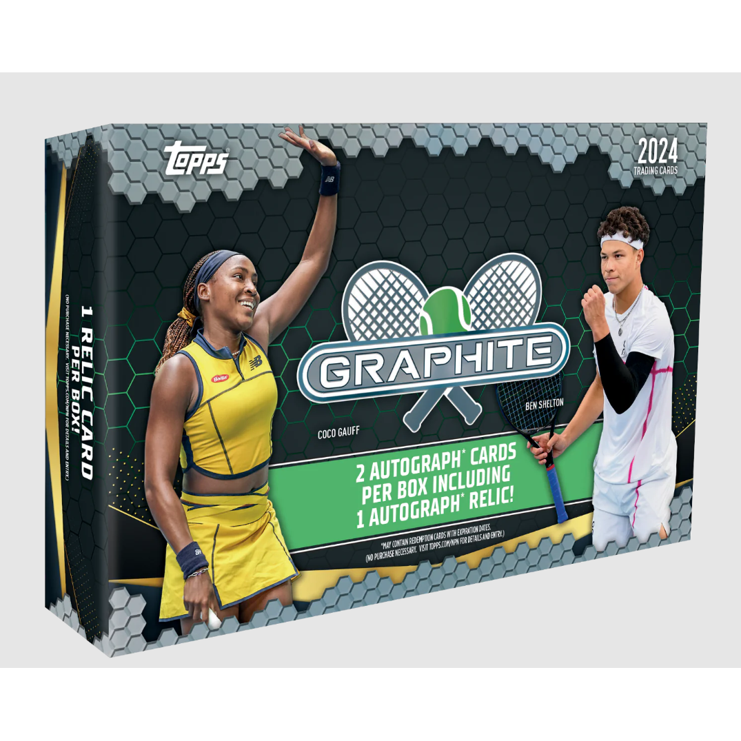 2024 Topps Graphite Tennis - Hobby Box - PokeBox USA