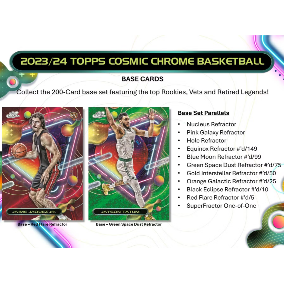 2023/24 Topps Cosmic Chrome Basketball Hobby Box - PokeBox USA