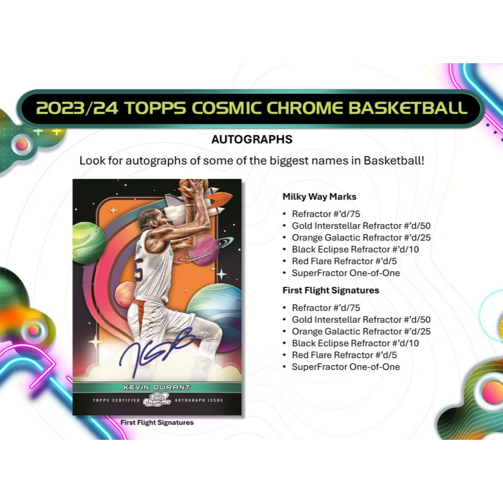 2023/24 Topps Cosmic Chrome Basketball Hobby Box - PokeBox USA