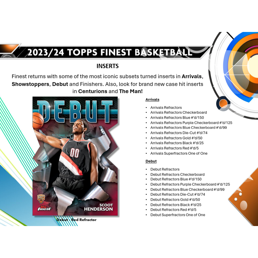 2023-24 Topps Finest Basketball Hobby Box - PokeBox USA