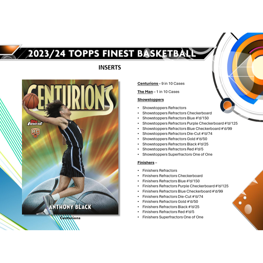2023-24 Topps Finest Basketball Hobby Box - PokeBox USA