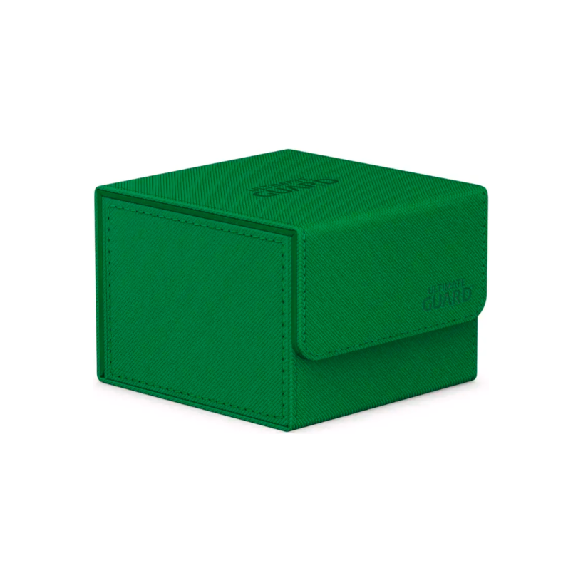 Ultimate Guard Sidewinder Deck Case 100+ Xenoskin Standard Size Monocolor Green Deck Box - PokeBox USA