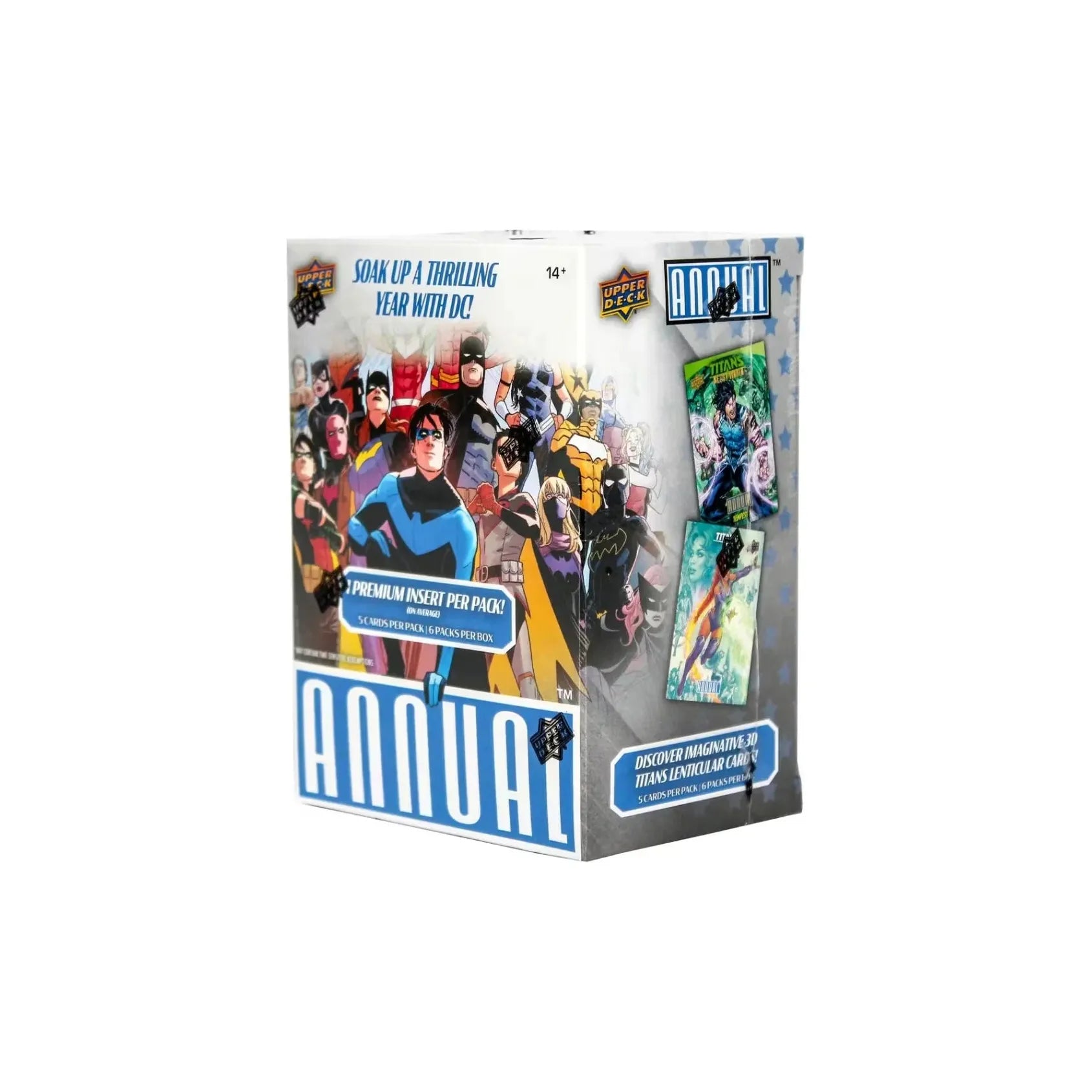 2023-24 Upper Deck DC Annual Trading Cards Blaster Box - PokeBox USA