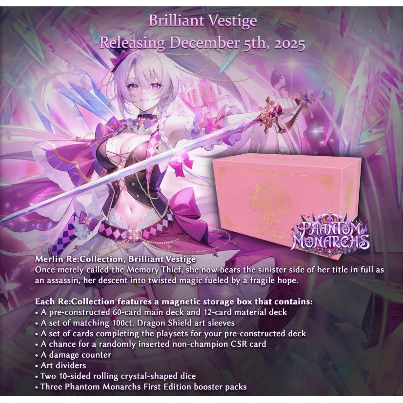 Grand Archive TCG - Merlin Re:Collection – Brilliant Vestige Grand Archive TCG - Merlin Re:Collection – Brilliant Vestige
