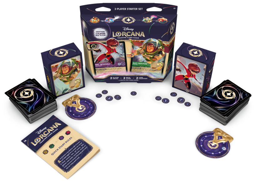 Disney Lorcana TCG - Wilds Unknown: 2-Player Starter Set - PokeBox USA