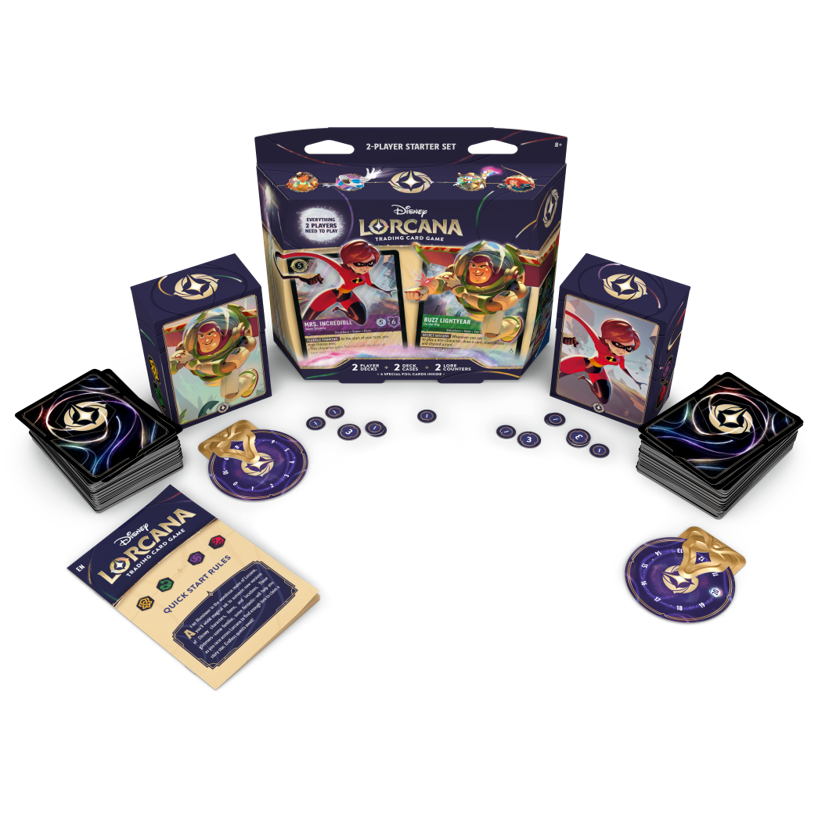 Disney Lorcana TCG - Wilds Unknown: 2-Player Starter Set - PokeBox USA
