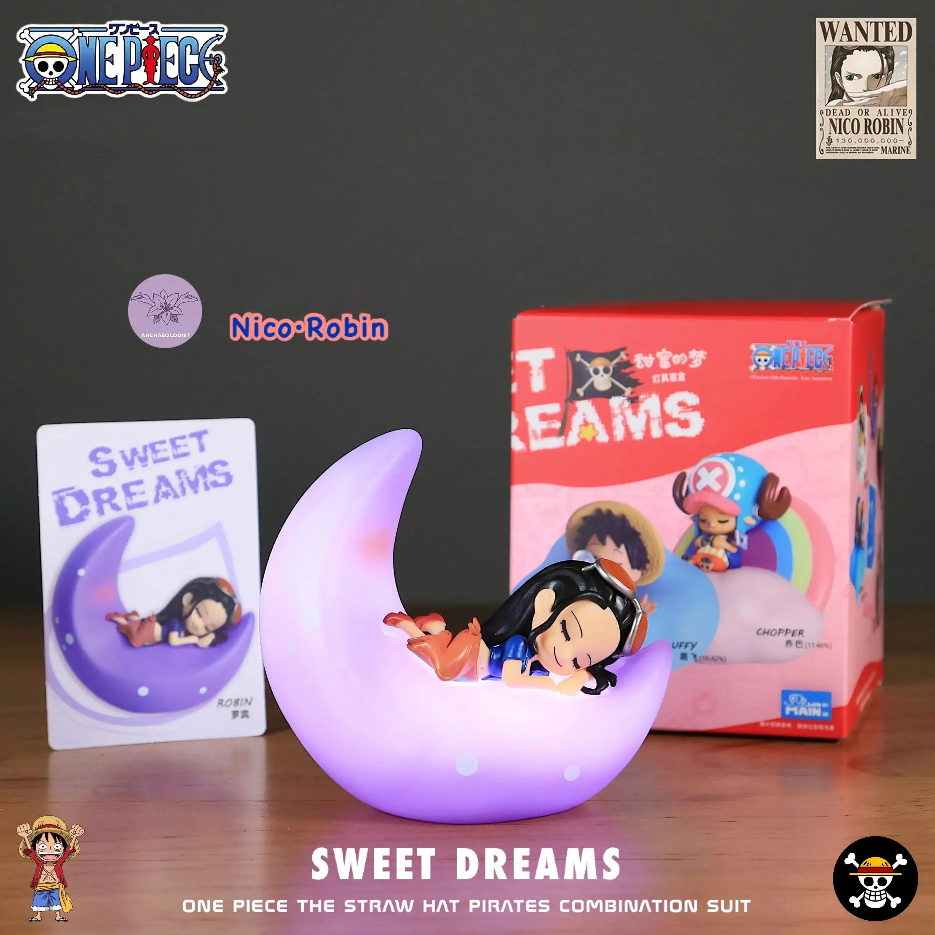 One Piece: Sweet Dreams LED Night Light Blind Box Sealed Case (8 Boxes)