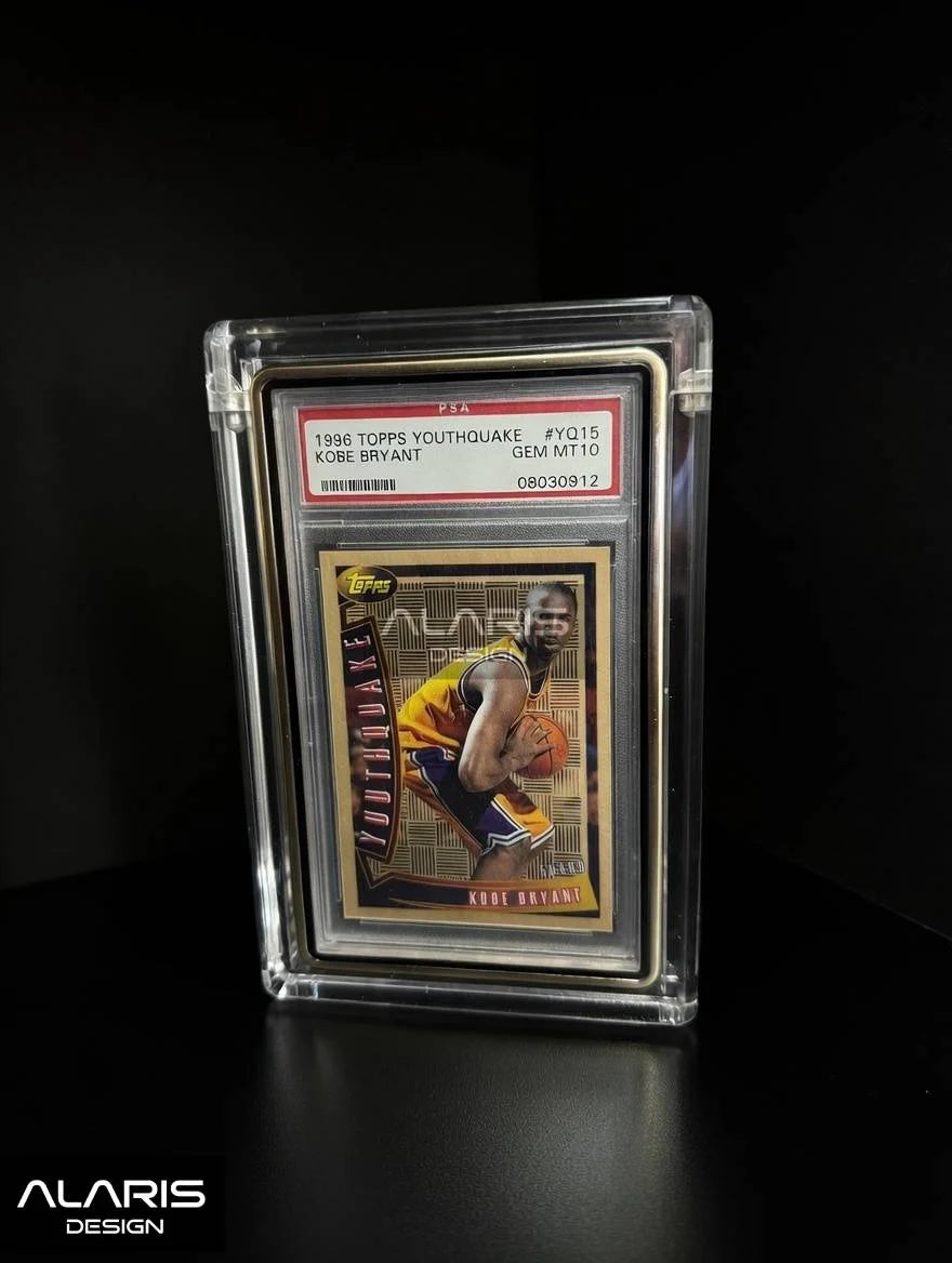 Alaris Design: Premium Acrylic Case for PSA Graded Cards with Bumper Guard