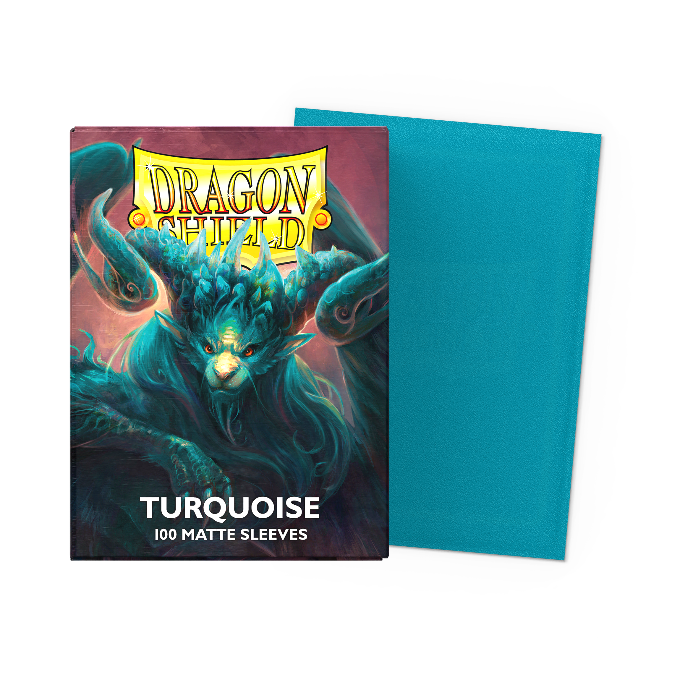 Dragon Shield - Standard 'Turquoise' Matte Sleeves 100 pack - PokeBox USA