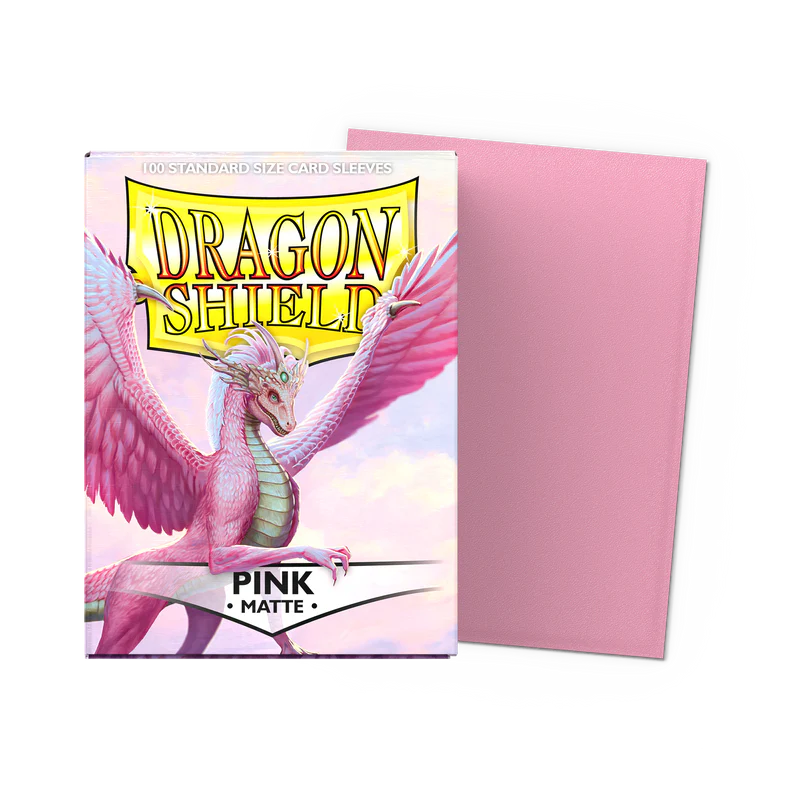 Dragon Shield - Standard 'Pink' Matte Sleeves 100 pack