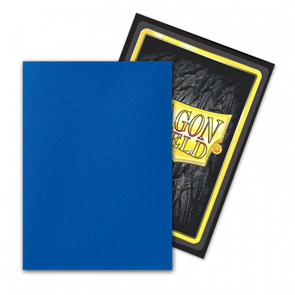 Dragon Shield - Standard 'Wisdom Blue' DUAL Matte Sleeves 100 pack - PokeBox USA