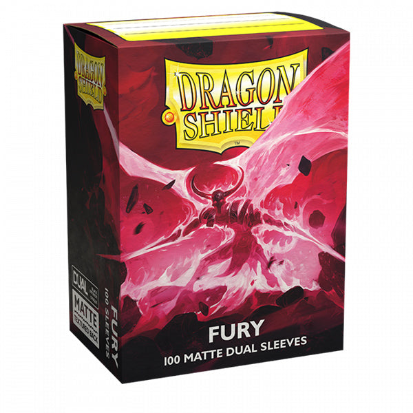 Dragon Shield - Standard 'Fury' DUAL Matte Sleeves 100 pack - PokeBox USA