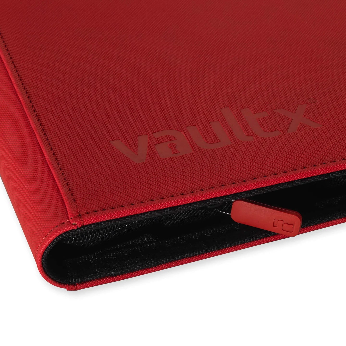 Vaultx - 9-Pocket Exo-Tec® Zip Binder - Fire Red - PokeBox USA