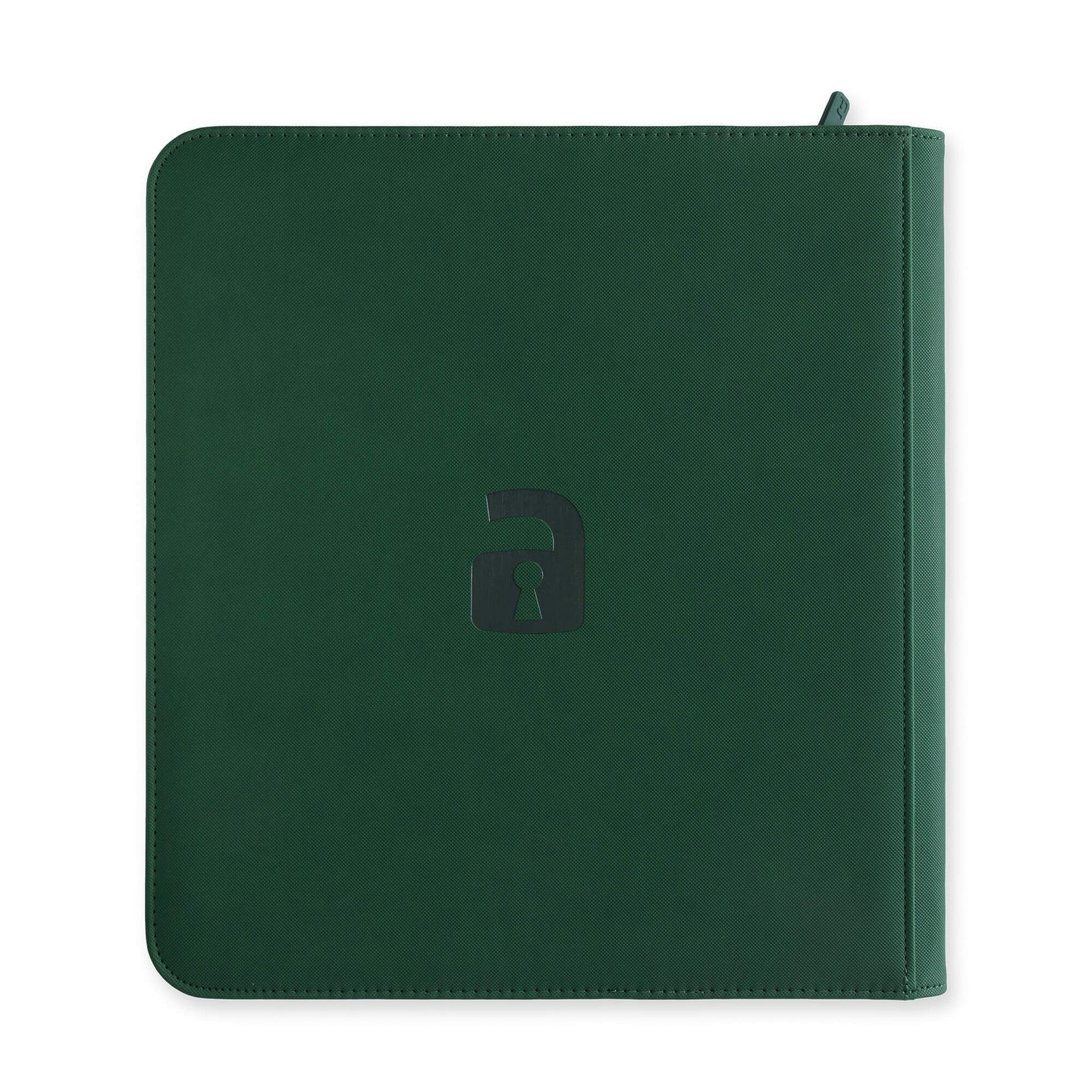 Vaultx - 12-Pocket Exo-Tec® Zip Binder - Forest Green - PokeBox USA