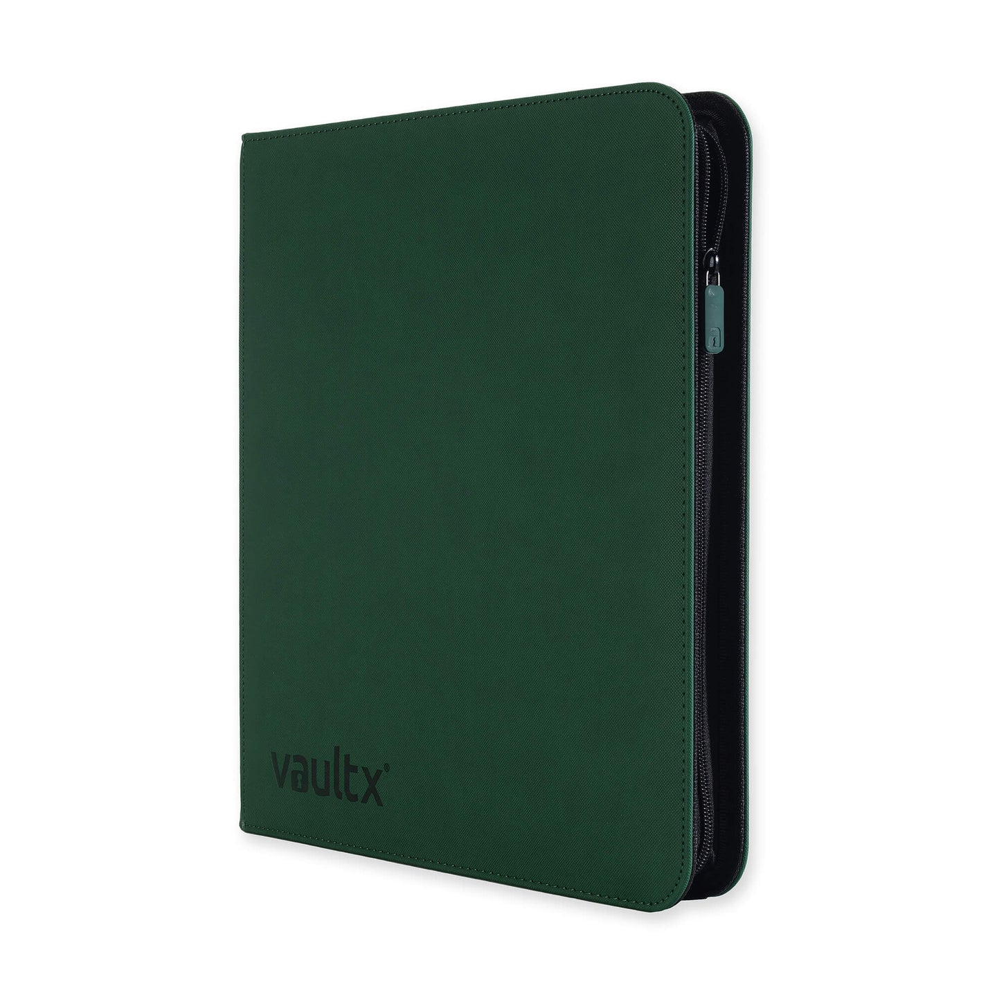Vaultx - 12-Pocket Exo-Tec® Zip Binder - Forest Green - PokeBox USA