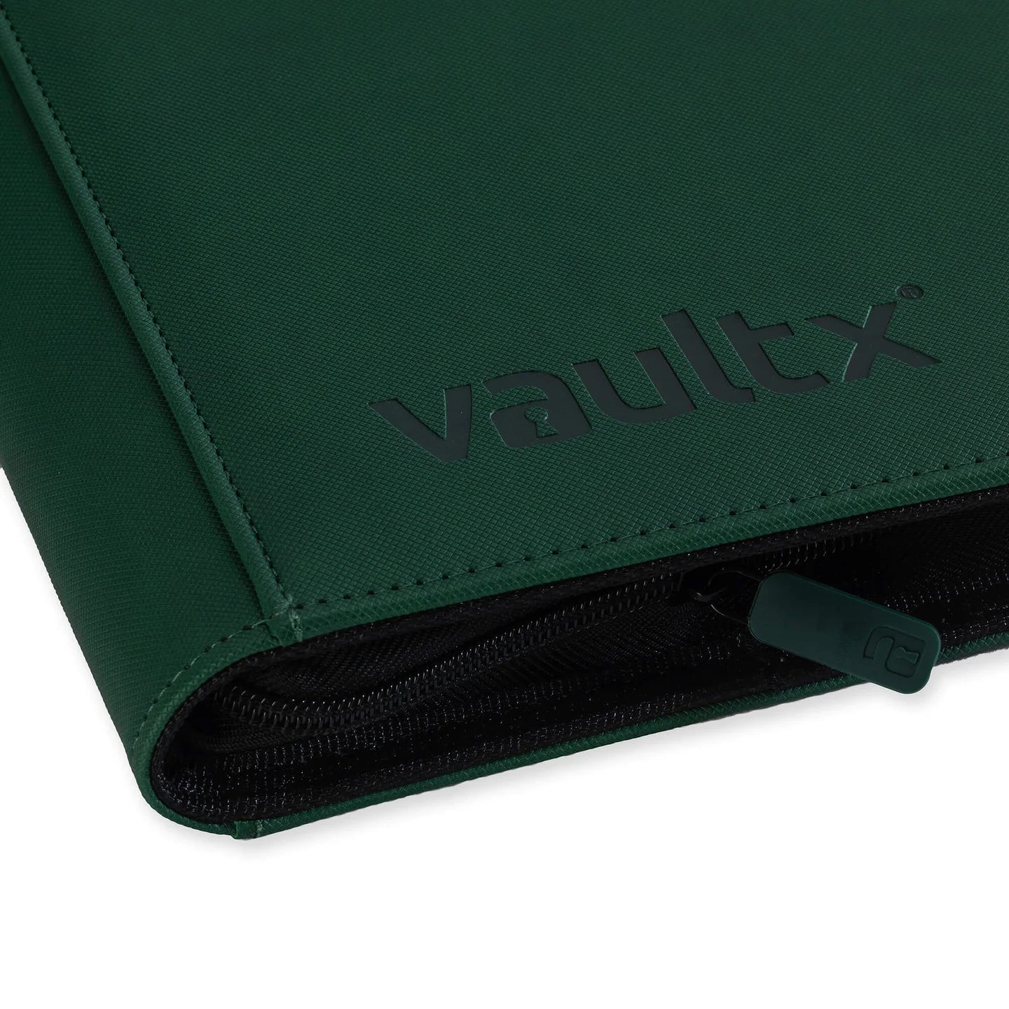 Vaultx - 12-Pocket Exo-Tec® Zip Binder - Forest Green - PokeBox USA