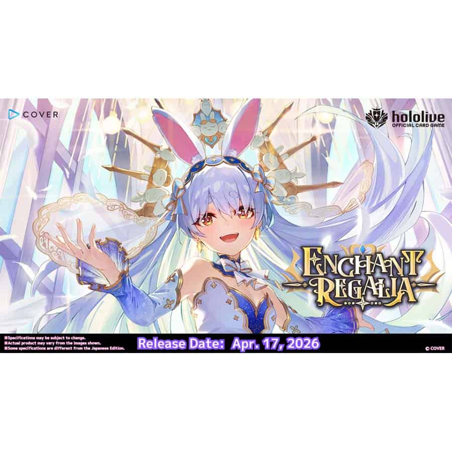 Hololive Official Card Game Enchant Regalia Vol. 5 Booster Box Case - PokeBox USA