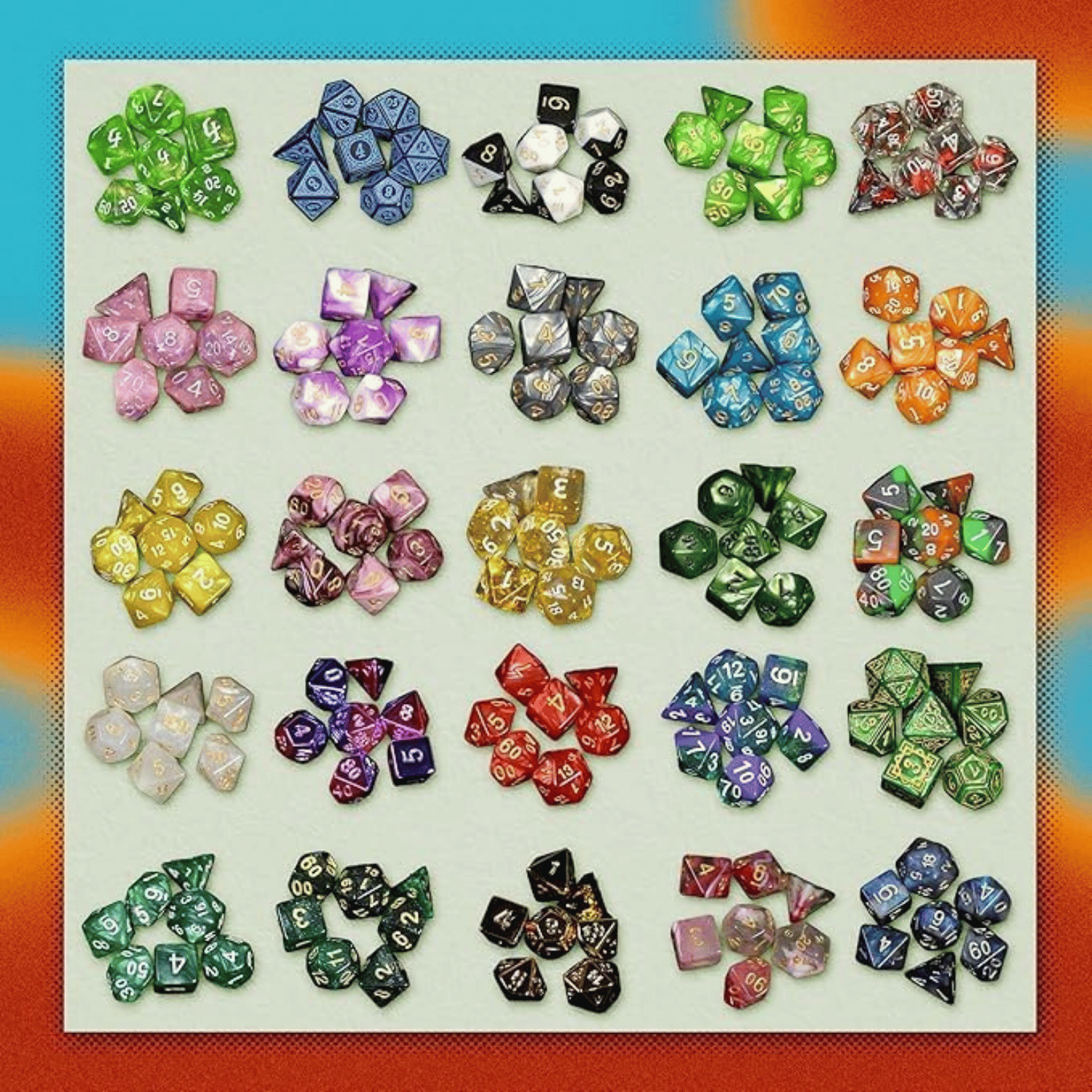 1985 Games: Mystery Dice Set (7 dice)