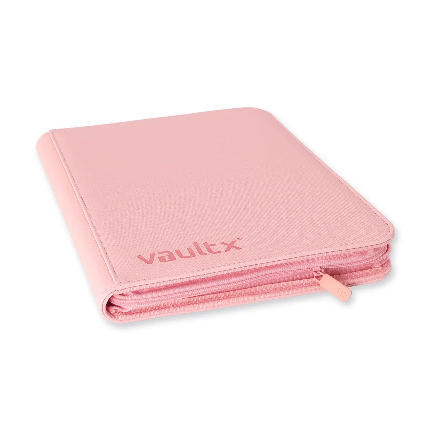 Vaultx - 9-Pocket Exo-Tec® Zip Binder - Just Pink