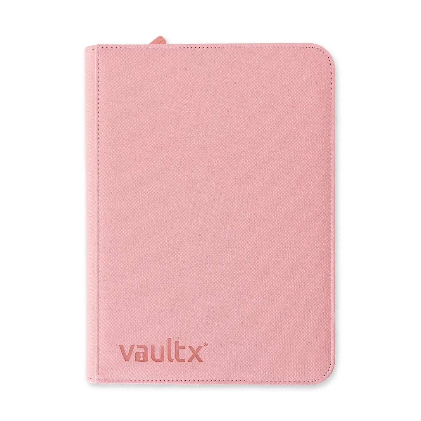 Vaultx - 9-Pocket Exo-Tec® Zip Binder - Just Pink