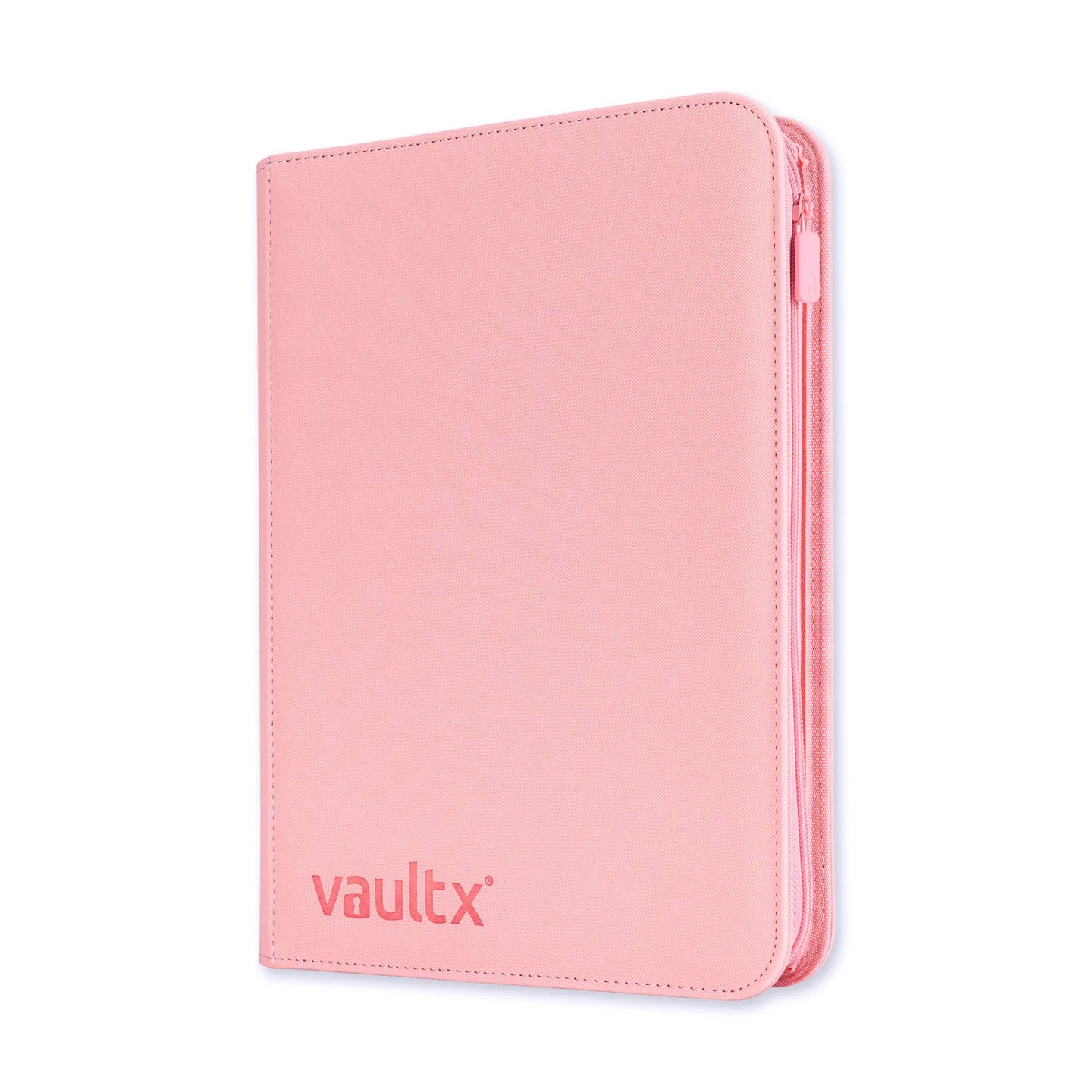 Vaultx - 9-Pocket Exo-Tec® Zip Binder - Just Pink