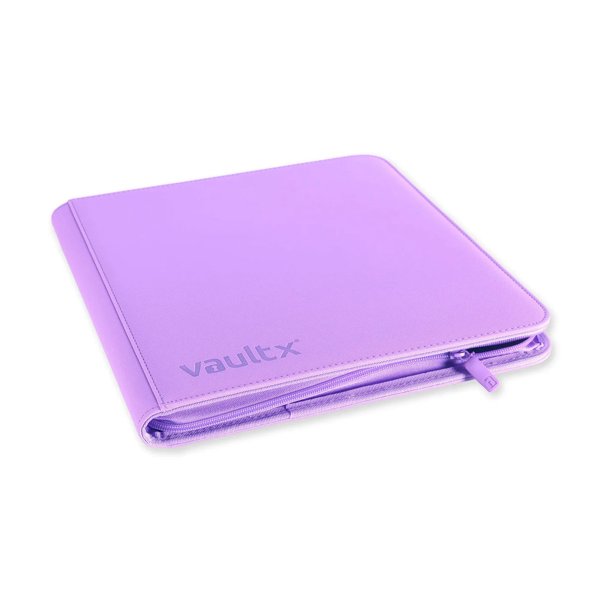 Vaultx - 12-Pocket Exo-Tec® Zip Binder - Just Purple