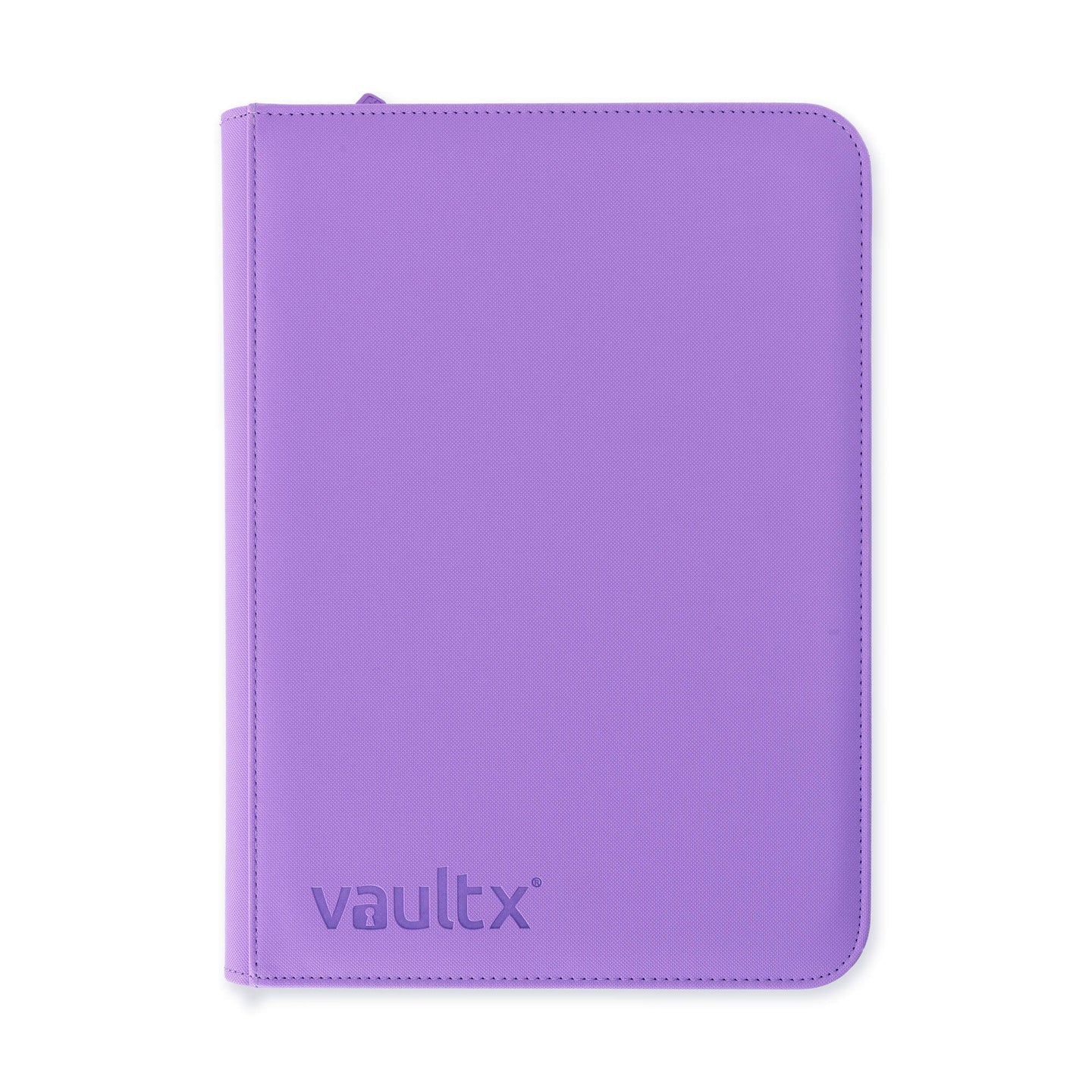 Vaultx - 9-Pocket Exo-Tec® Zip Binder - Just Purple