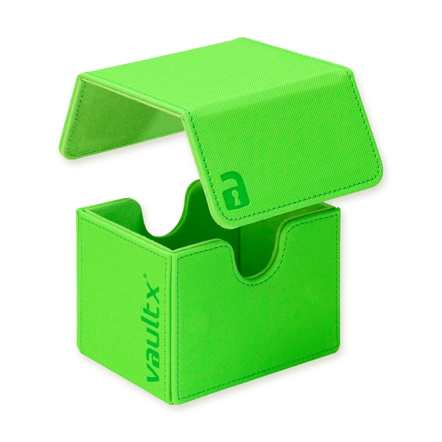 Vaultx - Sideloading Deck Box 100+ Special Edition Neon Green - PokeBox USA