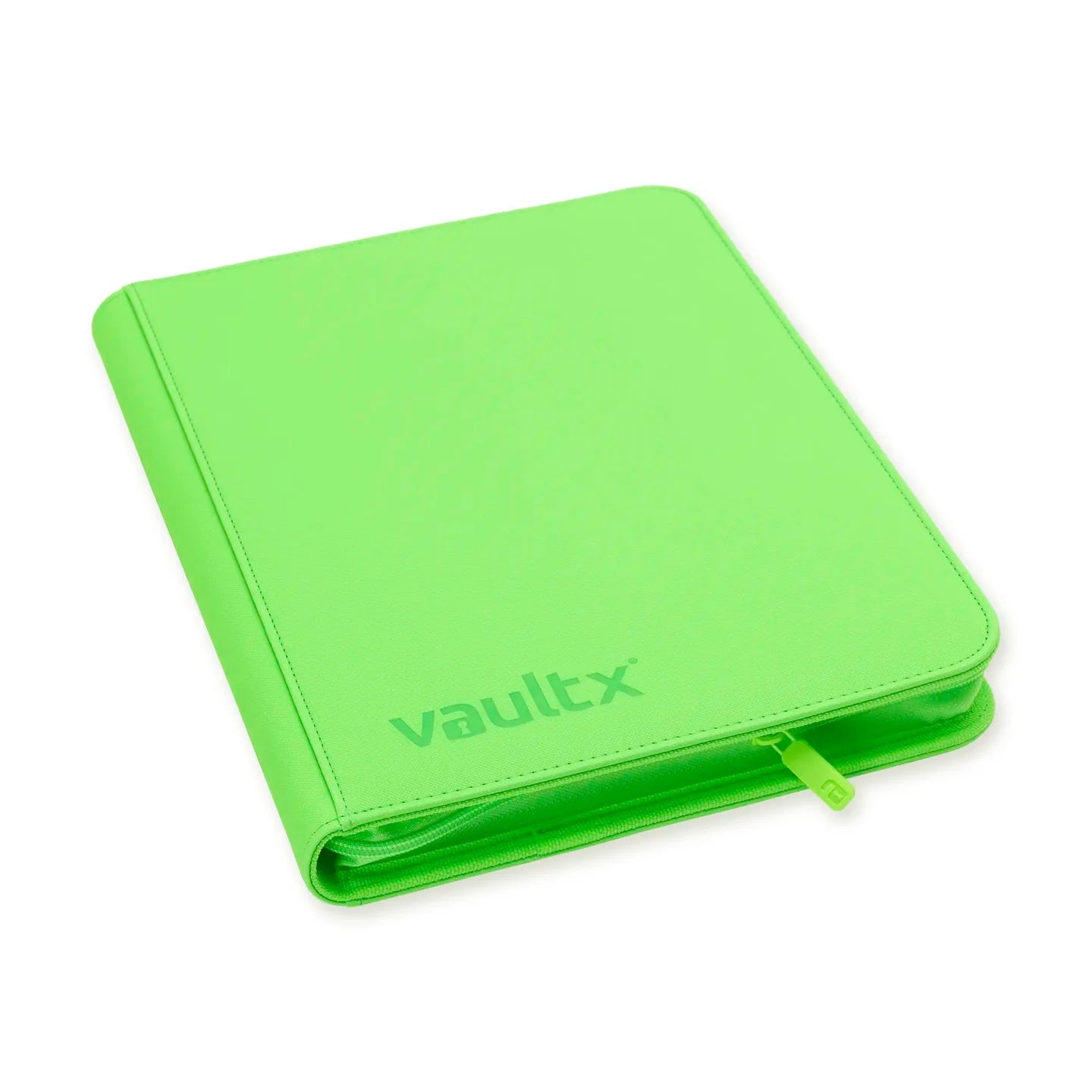Vaultx - 9-Pocket Exo-Tec® Zip Binder - Special Edition Neon Green - PokeBox USA