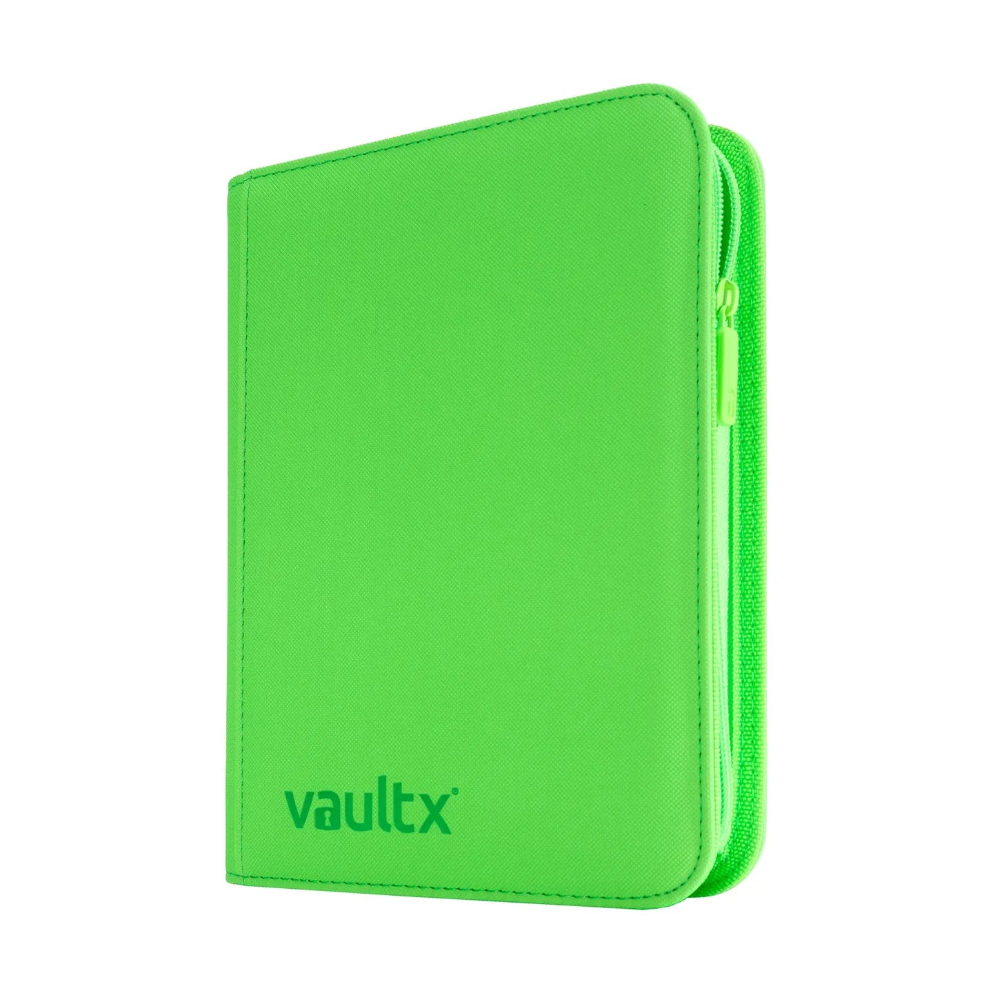 Vaultx - 4-Pocket Exo-Tec® Zip Binder - Special Edition Neon Green - PokeBox USA