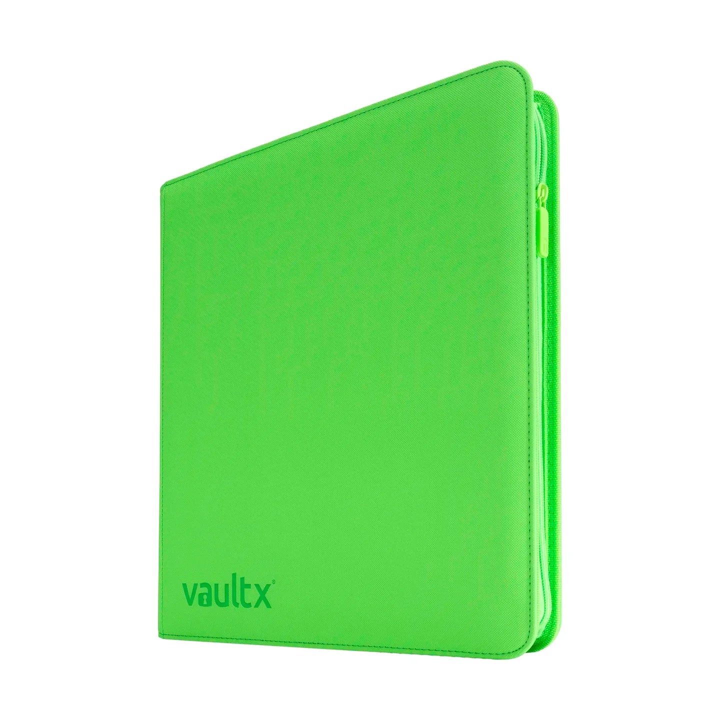 Vaultx - 12-Pocket Exo-Tec® Zip Binder - Special Edition Neon Green - PokeBox USA