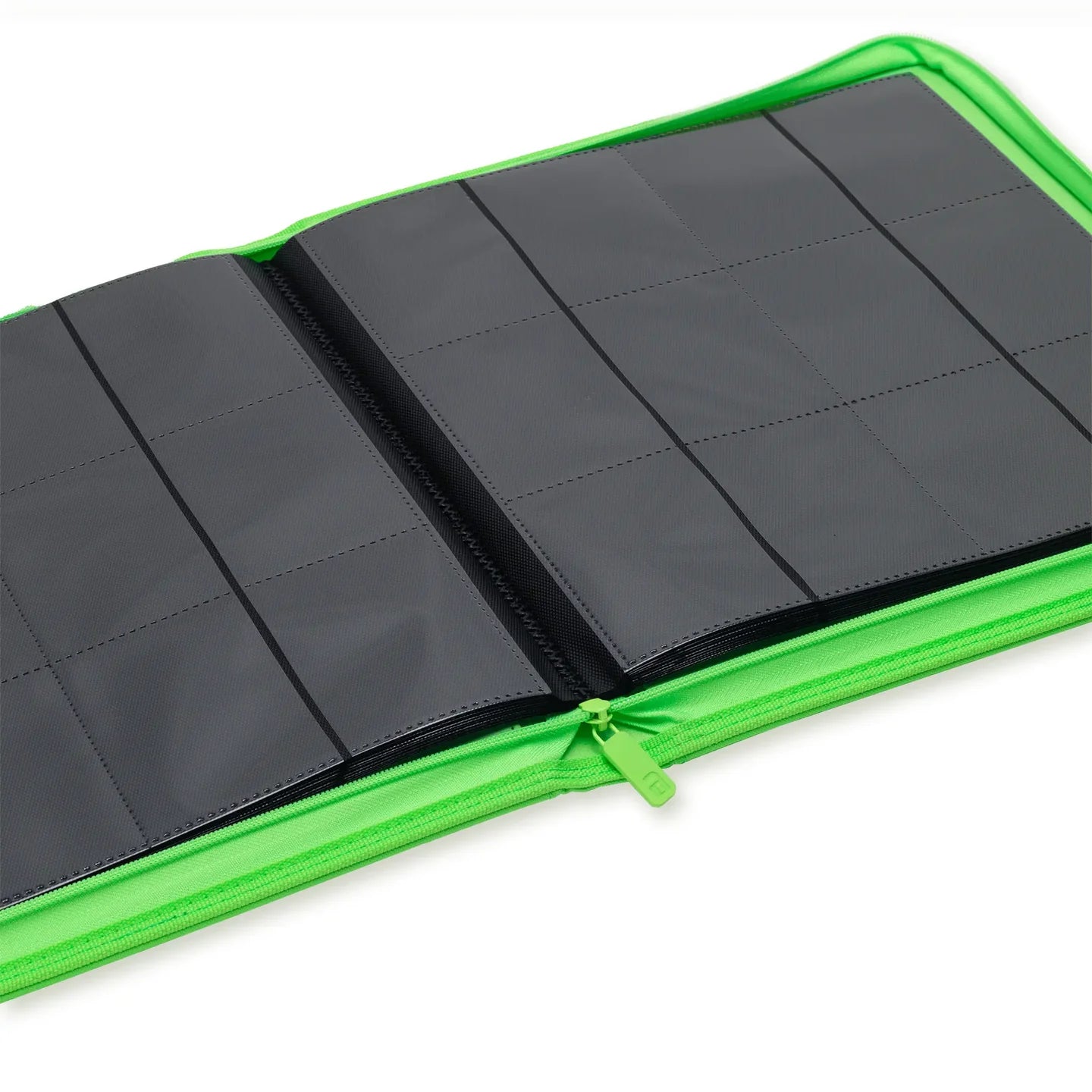 Vaultx - 12-Pocket Exo-Tec® Zip Binder - Special Edition Neon Green - PokeBox USA