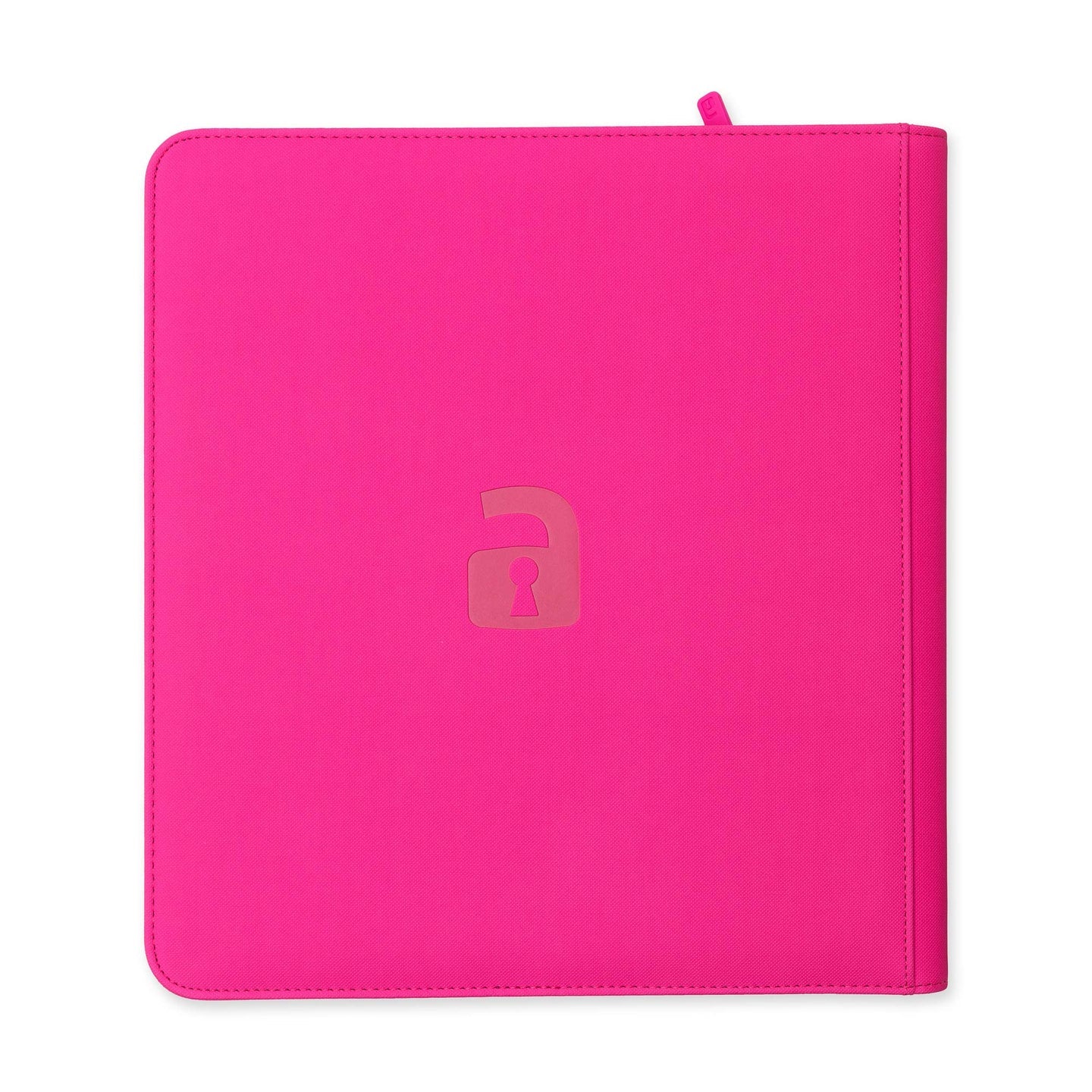 Vaultx - 12-Pocket Exo-Tec® Zip Binder - Special Edition Neon Pink - PokeBox USA