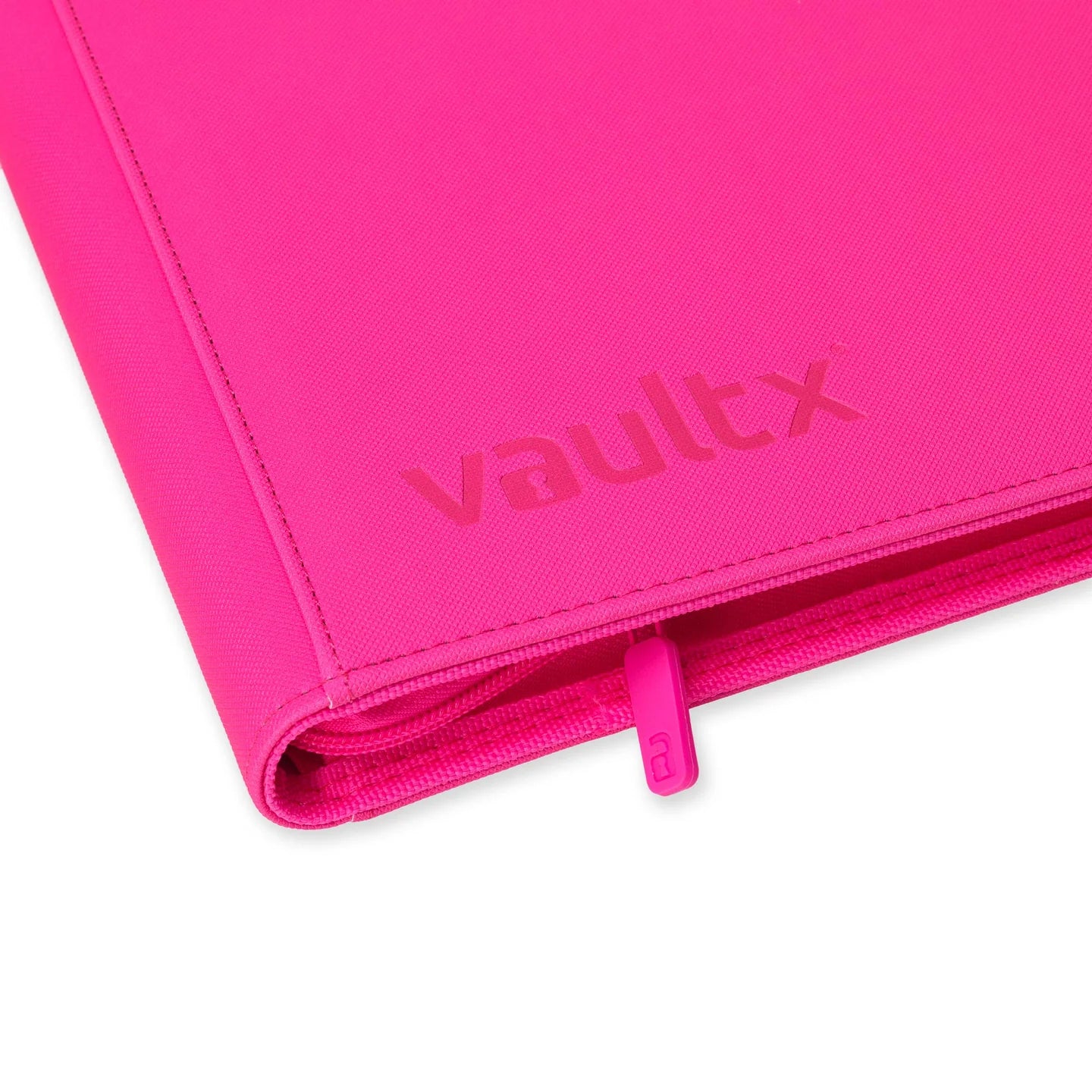 Vaultx - 9-Pocket Exo-Tec® Zip Binder - Special Edition Neon Pink - PokeBox USA