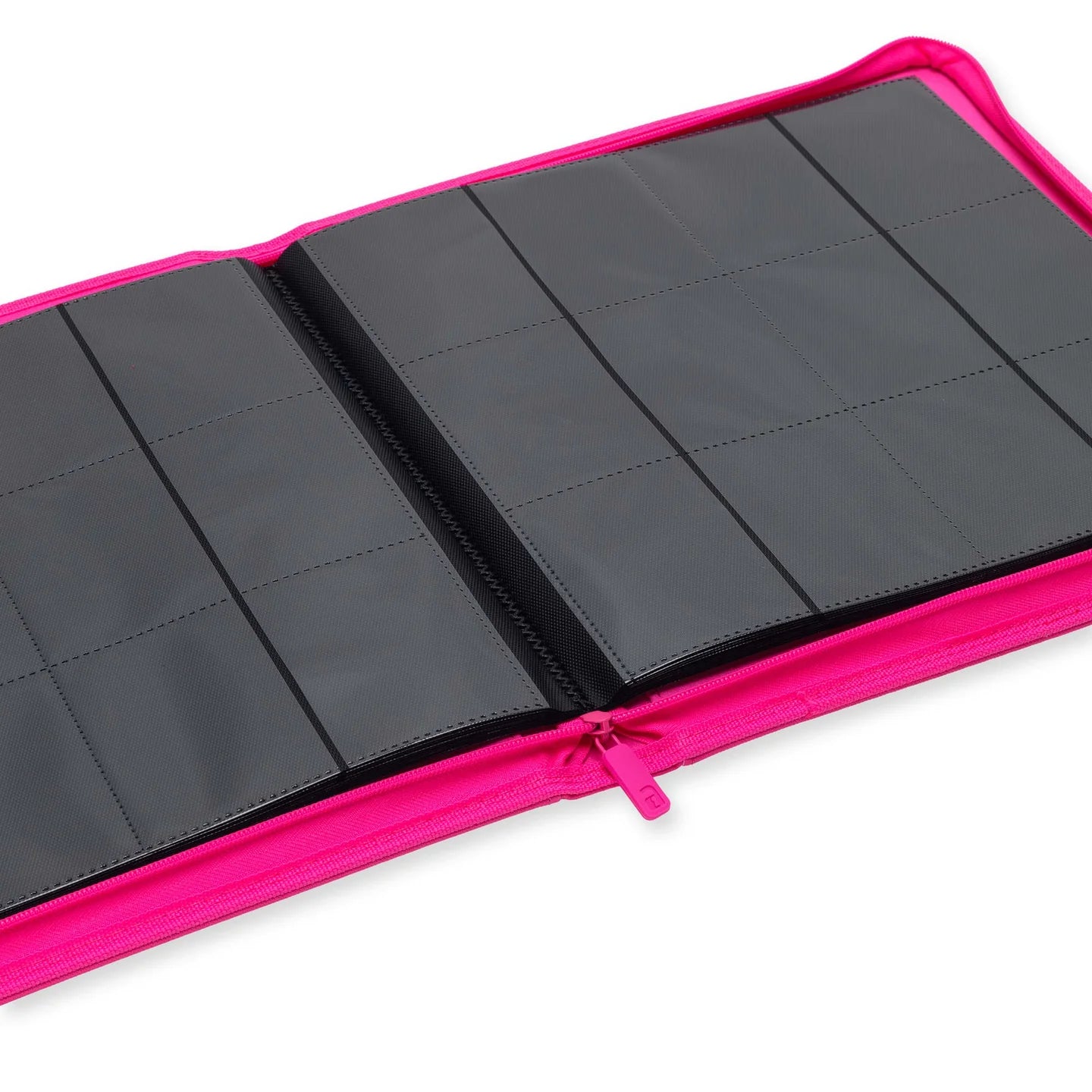 Vaultx - 12-Pocket Exo-Tec® Zip Binder - Special Edition Neon Pink - PokeBox USA